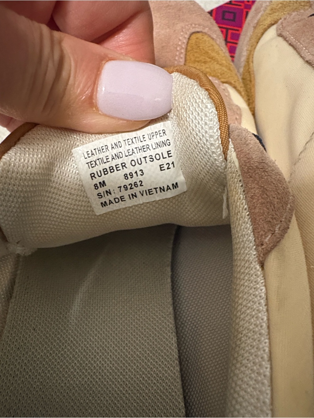 Tory Burch Annie Nylon/Nat Suede Runner - Picture 10 of 14